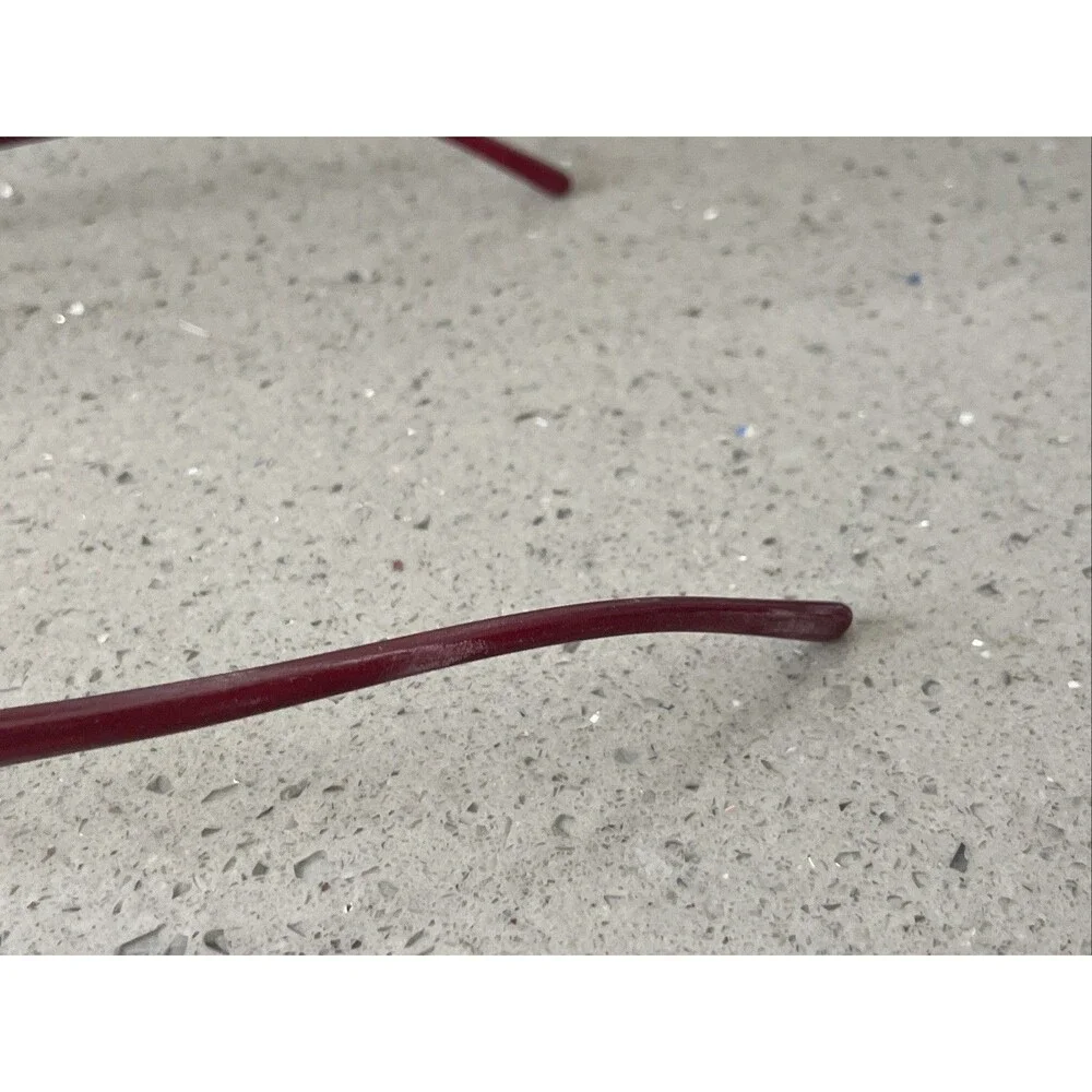 Rochelle Gagnon RG361 Italy Eyeglasses Frames ONLY 50-18-135 Col. Merlot red